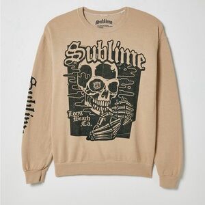 Sublime Tan Graphic Crewneck Sweater